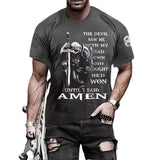 3D Printed T-shirt Men's Summer Casual Breathable Short Sleeve Top