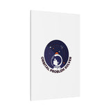 Orbital Problem Solver Canvas | space mission patch, astronaut art, cosmic science