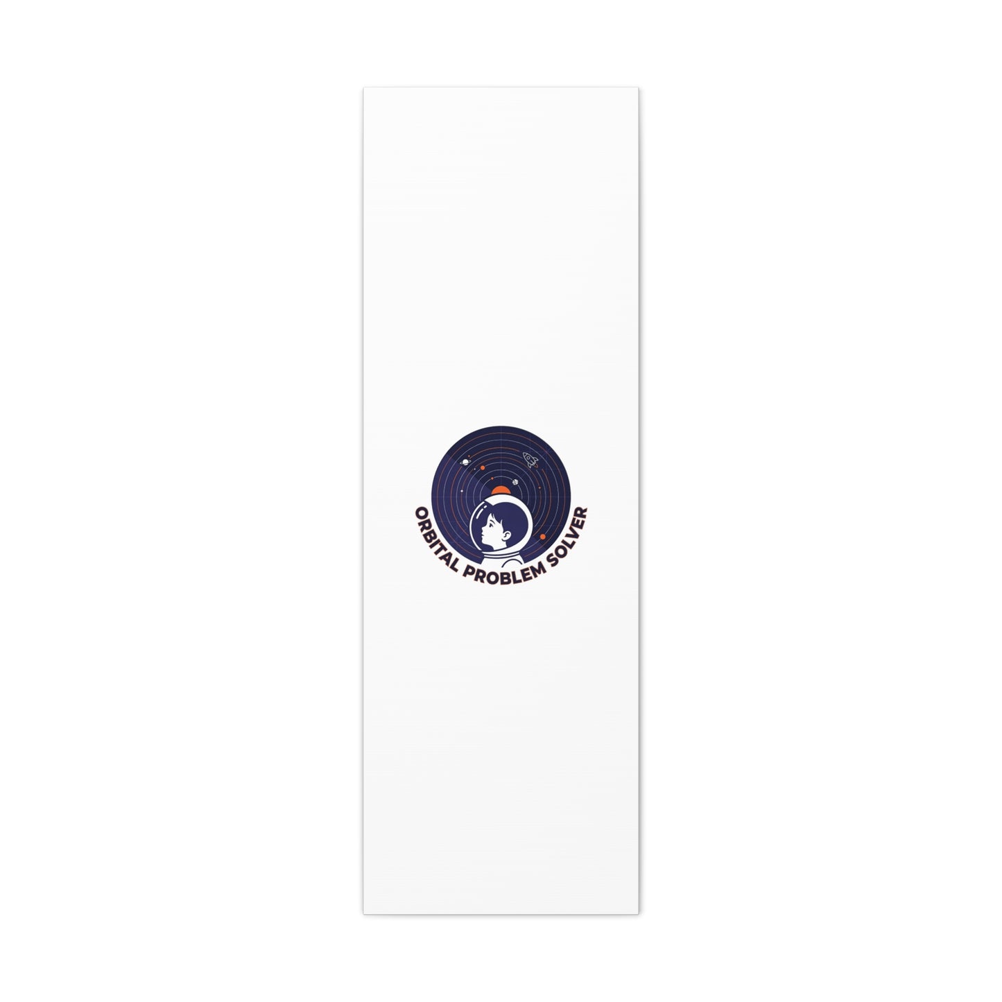 Orbital Problem Solver Canvas | space mission patch, astronaut art, cosmic science