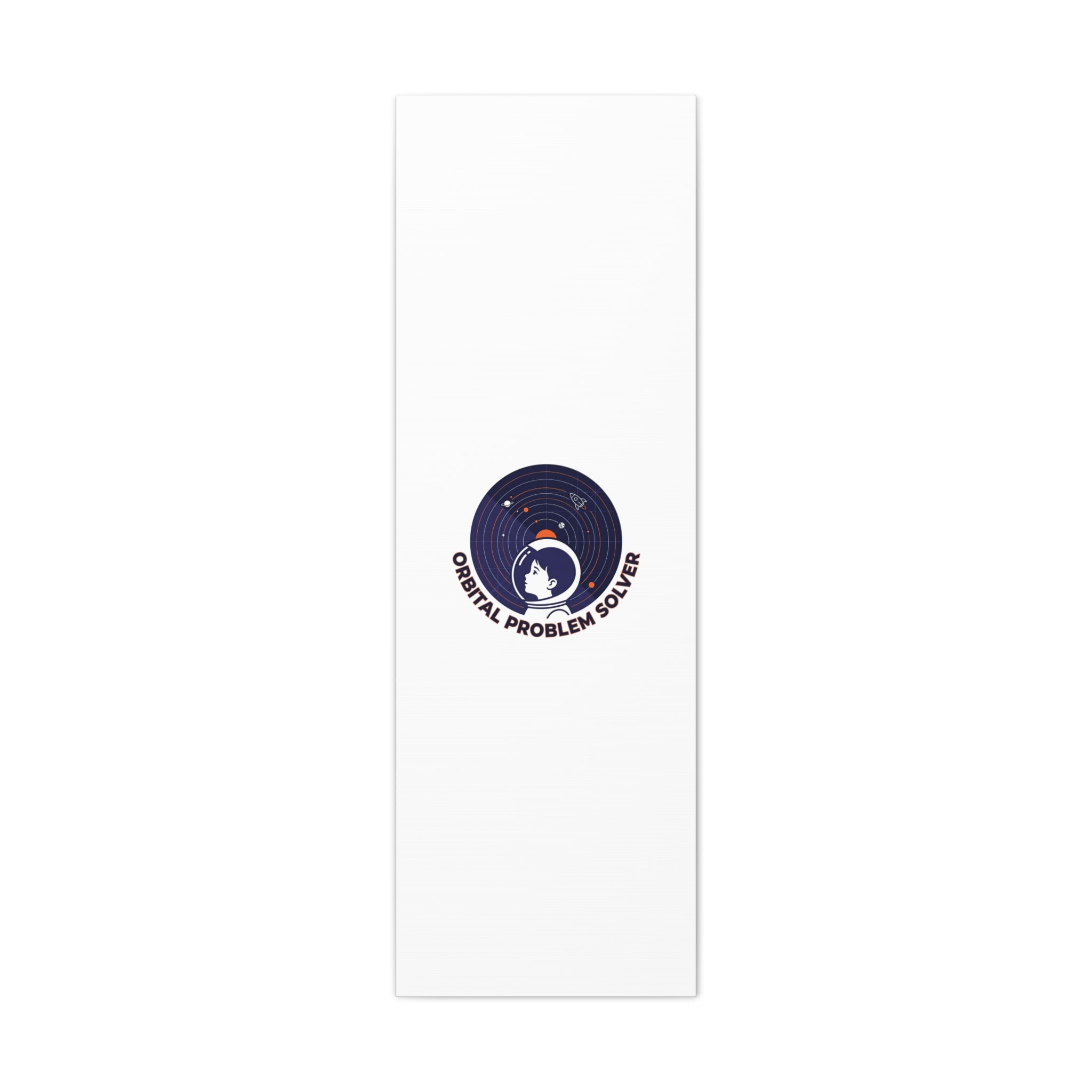 Orbital Problem Solver Canvas | space mission patch, astronaut art, cosmic science