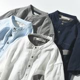 Men's Linen Short Sleeve Pullover Shirt