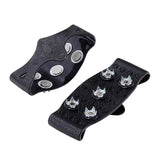 5-Point Adjustable Ice Cleats | Non-Slip Crampon Spikes for Hiking & Winter Walking on Ice