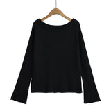 One shoulder top sweater