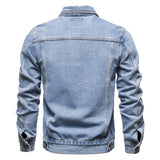 Men's Denim Jacket Style Oversized Front Coat