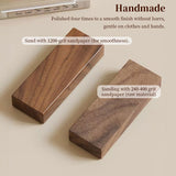 Solid Wood Hanger, Piano Key Wall Hook, Adhesive Back-of-Door Coat Hook, No Drill Entryway Organizer.