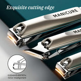 A Five-Piece Professional Manicure And Pedicure Set, Including Nail Clippers