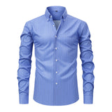 Stylish High-end Striped Mens Shirt