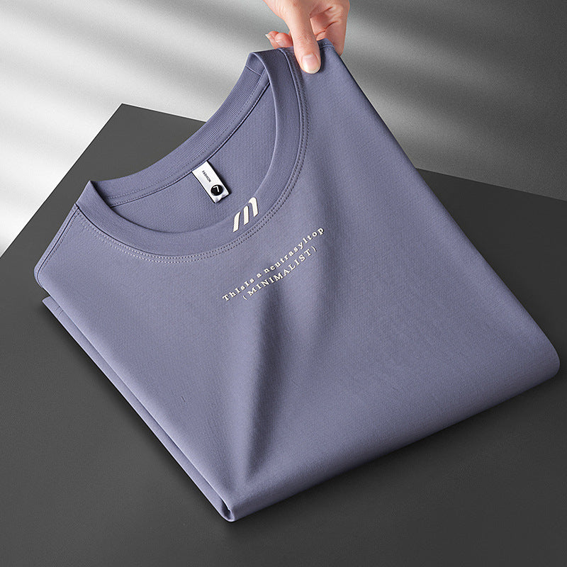 Men's Thin Ice Silk Cool-Feel Short-Sleeve T-Shirt