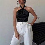 Sleeveless Top Elegant And Chic Style For Women