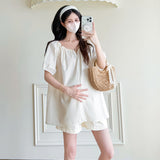 Korean-style Loose-fitting, Figure-flattering Doll Shirt Top