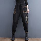 Women's Plus Size New Style New Literary Jeans