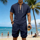Summer Hip-Hop High-Street Men's Short-Sleeve