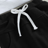 Autumn And Winter Boys Long-sleeved Sweater Lace-up Trousers