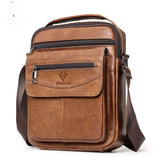 Casual Cross-border Mens Backpack Made From Full-grain Cowhide Leather
