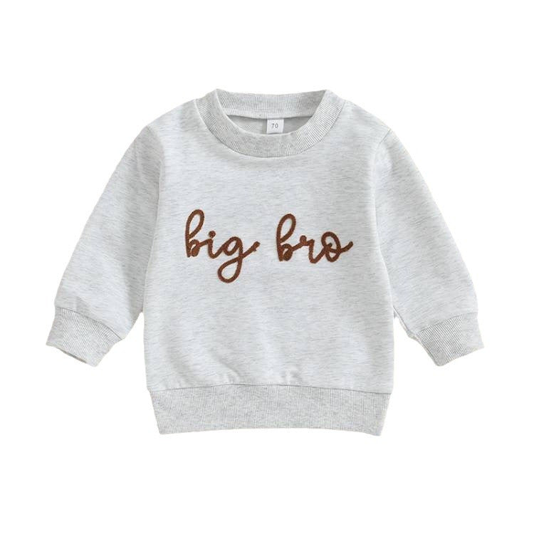 Children's Autumn Models Infant Toddler Alphabet Embroidery Long Sleeve One-piece Sweater Long Sleeve