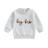 Children's Autumn Models Infant Toddler Alphabet Embroidery Long Sleeve One-piece Sweater Long Sleeve