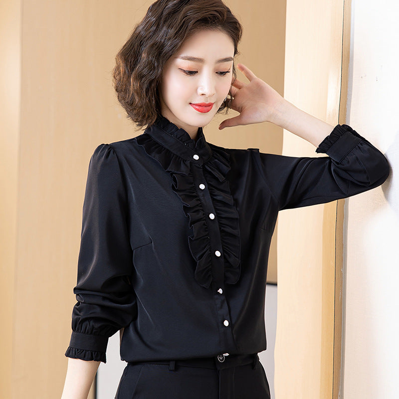 Western-style Versatile Base Shirt