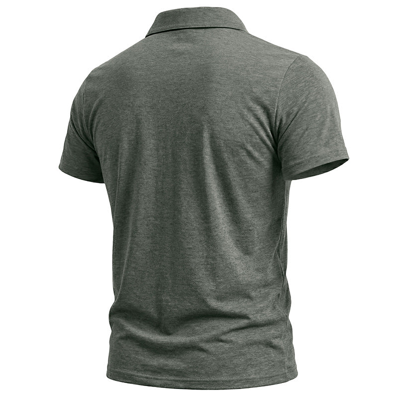 Men's Short-sleeve Lapel T-shirt Polo Shirt