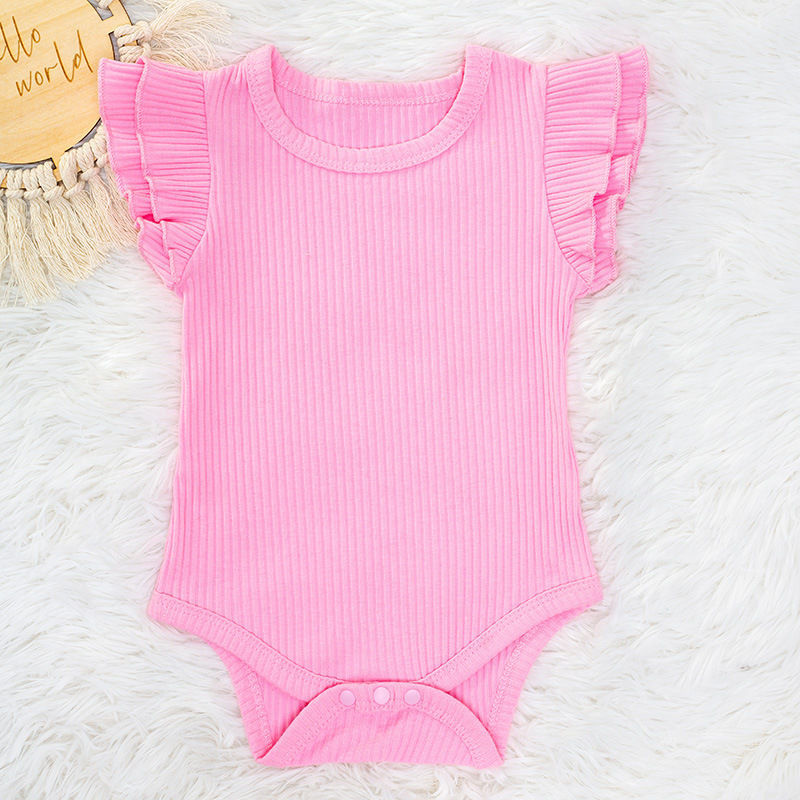 European And American Summer Baby Triangle Rompers