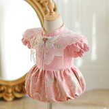 First Birthday Dress For Baby Girls, Summer New Arrivals, Chinese-style Onesie
