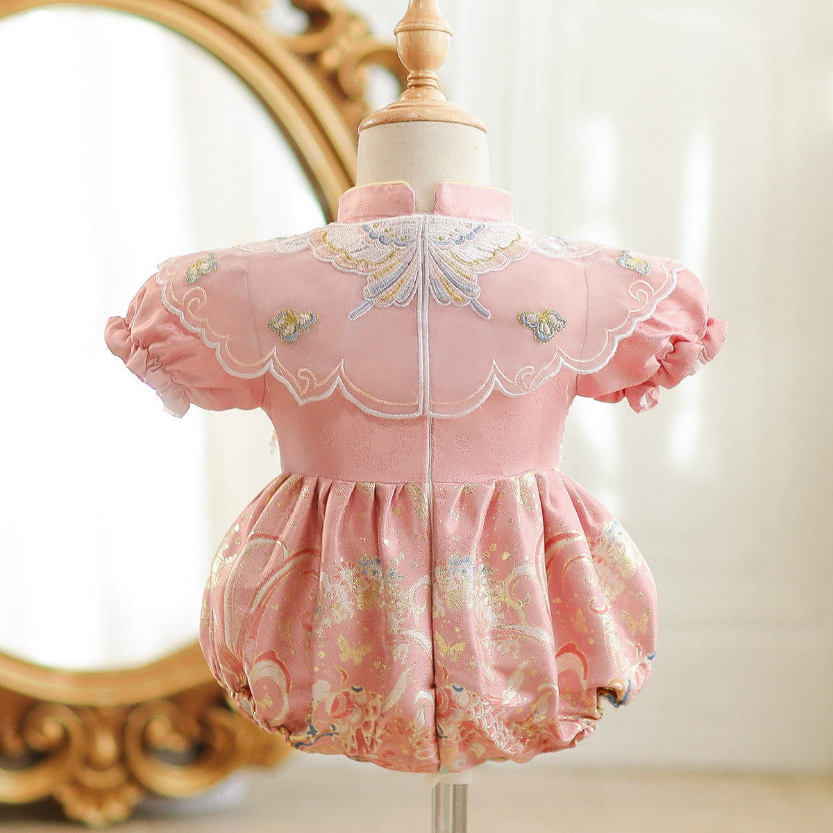 First Birthday Dress For Baby Girls, Summer New Arrivals, Chinese-style Onesie