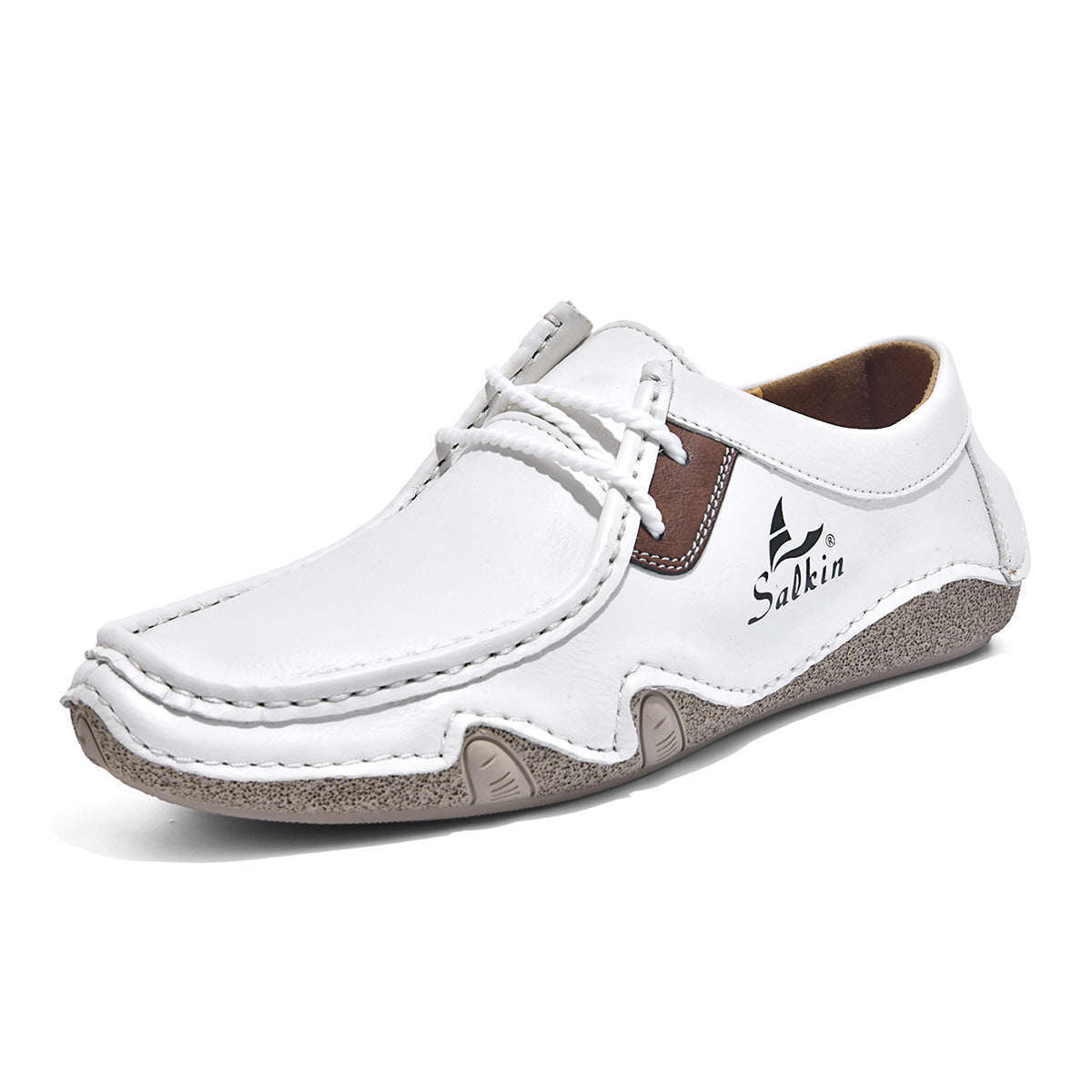 Men's Low-cut Casual Shoes With Front Laces