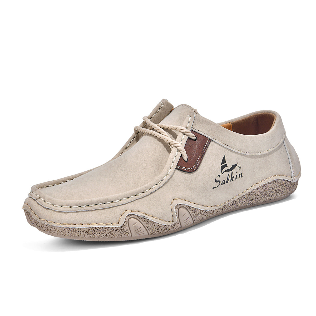 Men's Low-cut Casual Shoes With Front Laces