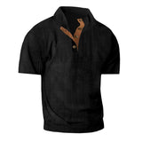 Men's Outdoor Casual Stand Collar Short-Sleeve Corduroy