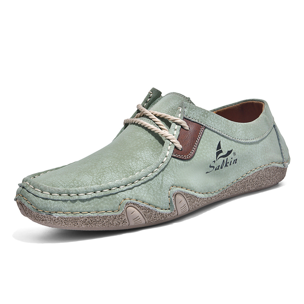 Men's Low-cut Casual Shoes With Front Laces