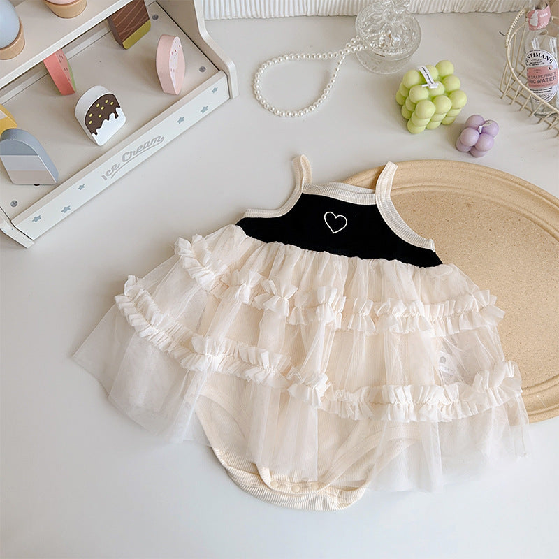 Sling Princess Mesh Jumpsuit Hundred Days
