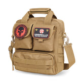 Nylon Camouflage Tactical Backpack Mens Shoulder Crossbody Bag