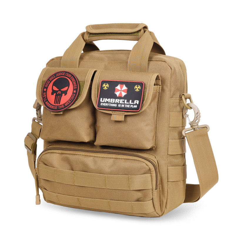 Nylon Camouflage Tactical Backpack Mens Shoulder Crossbody Bag