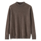 Men's Casual Loose-Fitting Cashmere Base-Layer Sweater