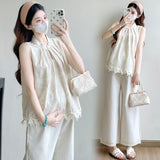 Womens Slip-Style Relaxed-fit Sleeveless Versatile Elegant Slimming Top