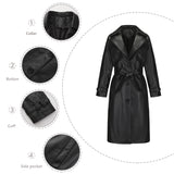 SpringAutumn Womens Trench Coat Long Loose Jacket