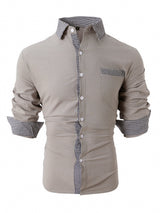 Mens Casual Long-sleeve Shirt