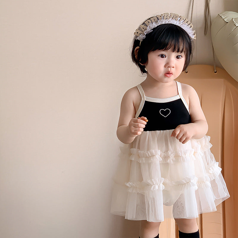 Sling Princess Mesh Jumpsuit Hundred Days