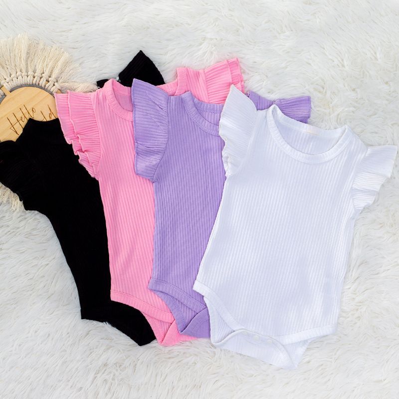 European And American Summer Baby Triangle Rompers