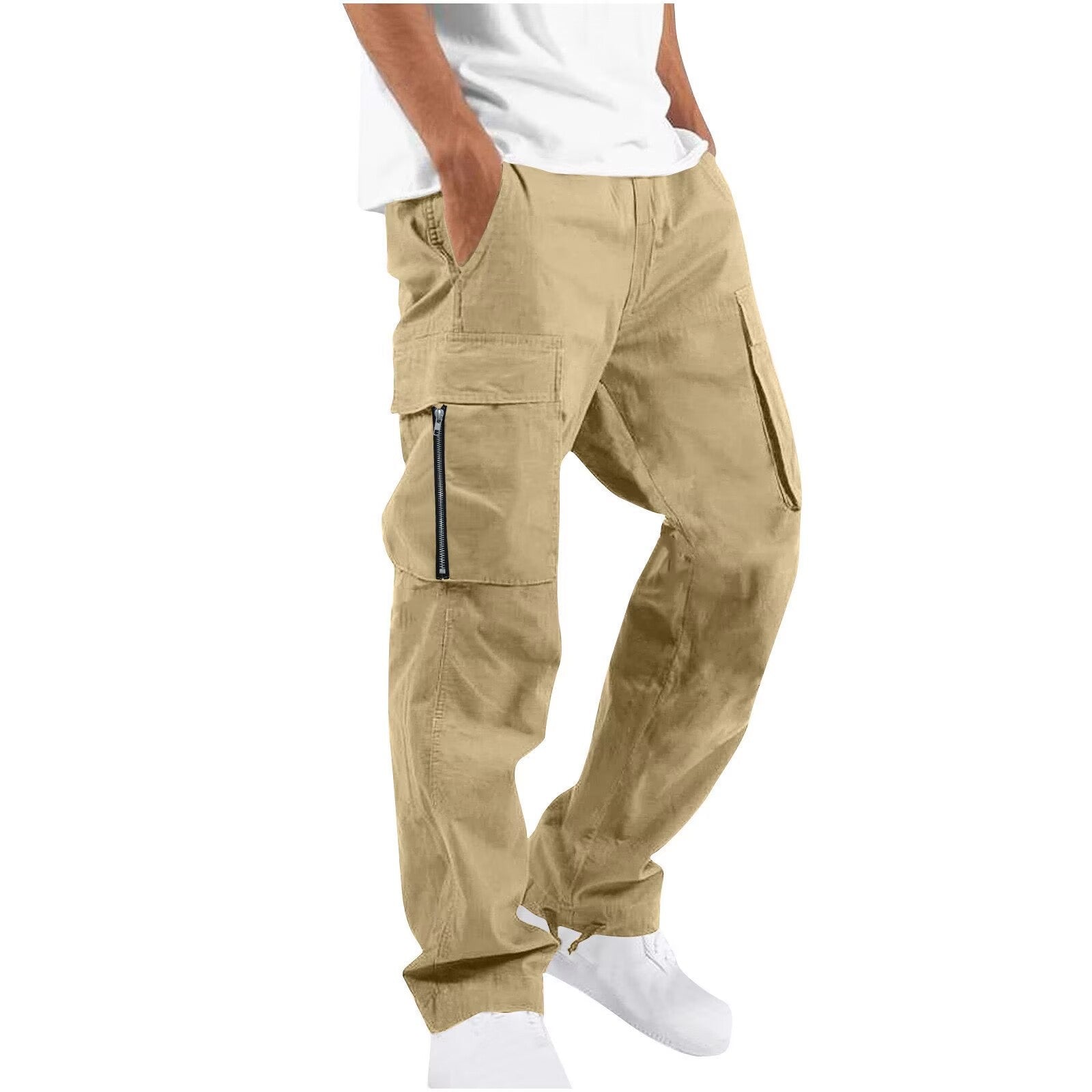 Men's Multi-Pocket Casual Work Trousers