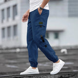 Mens Retro Jogger Casual Work Pants