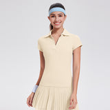 Fashionable Women's Sports Top Short-sleeve T-shirt