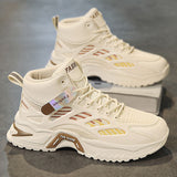 Men's Breathable High-Top Mesh Casual Sports Shoes