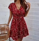 European And American Printing Best-selling Dress