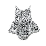 R Cotton Leopard Short Climbing Style Dress
