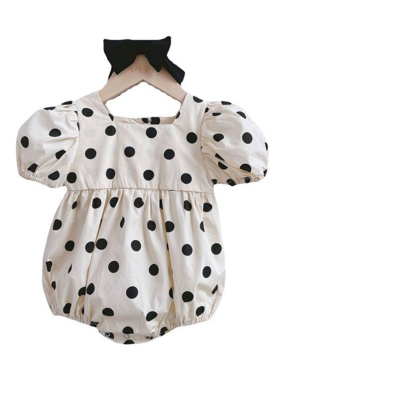 Girl Cute Children's Clothes Polka Dot Princess Romper